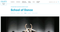 Desktop Screenshot of dance.calarts.edu